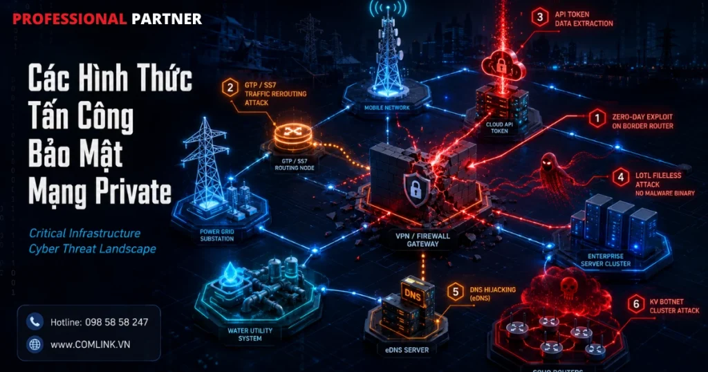 Các hình thức tấn công công ty tiện ích