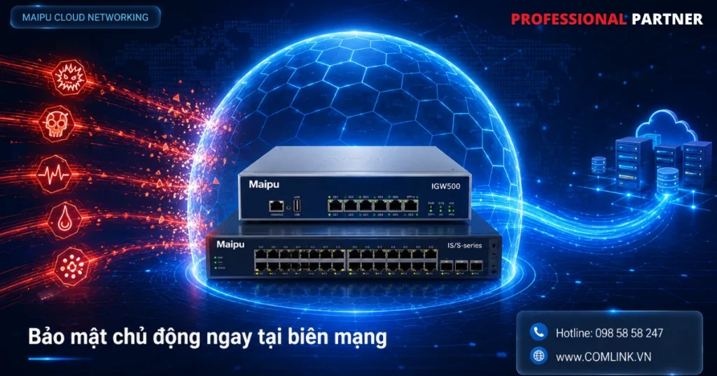 Bảo mật và quản lý chất lượng dịch vụ của Maipu