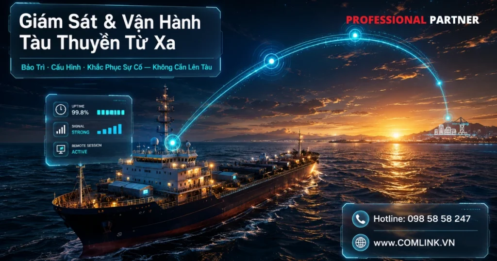 Bảo trì và vận hành từ xa tàu thuyền
