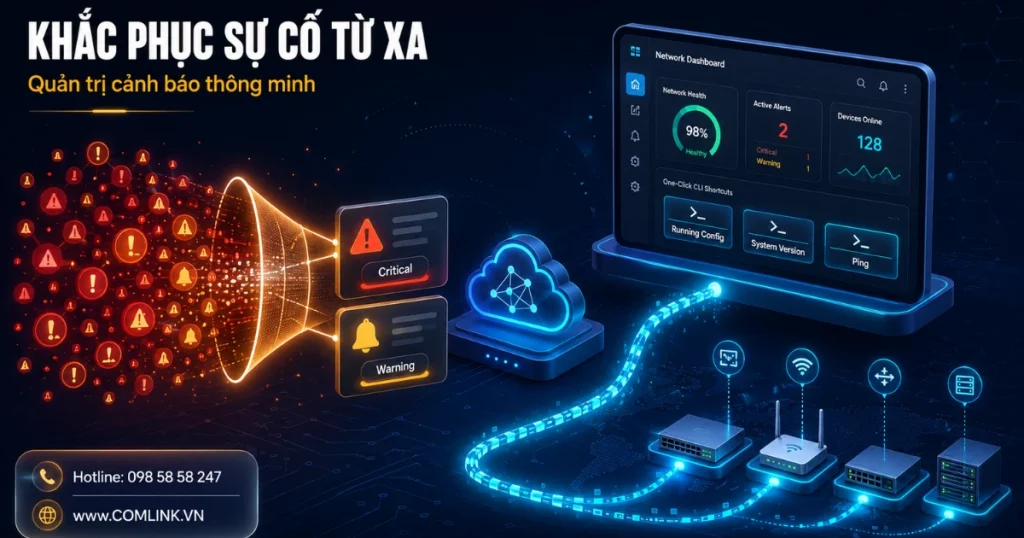 Khắc phục sự cố từ xa và quản trị cảnh báo