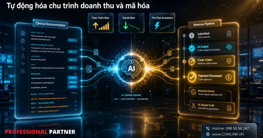 Tự động hóa chu trình doanh thu và mã hóa
