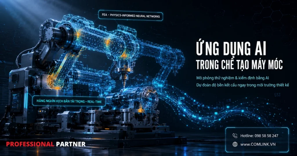 Ứng dụng AI cho chế tạo máy móc như thế nào