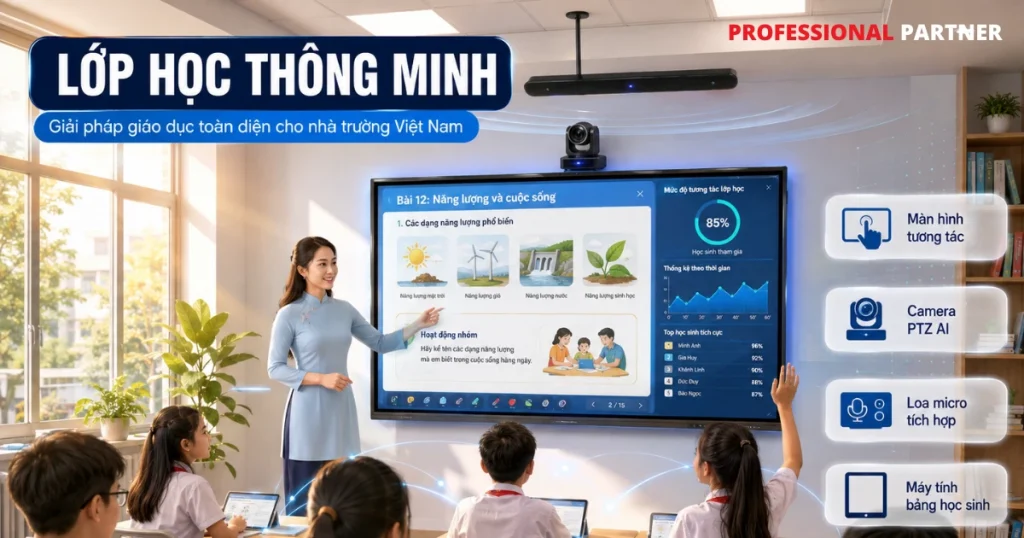 Thành phần của lớp học thông minh